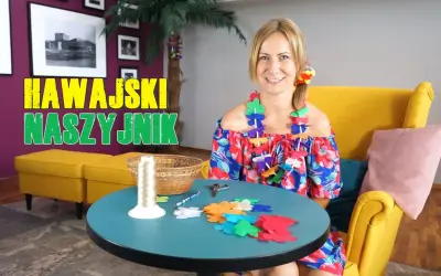 Impreza hawajska? Zrób naszyjnik lei z bibuły krok po kroku!